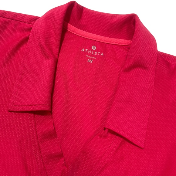 Athleta Tops - Athleta XS Polo Pink Magenta Color‎ Excellent